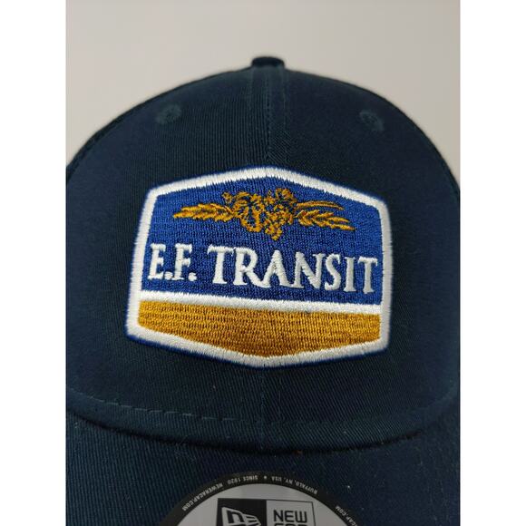 New Era 9Forty Snapback Mesh Back Hat OSFM Adjustable E.F. Transit Blue - Picture 4 of 12